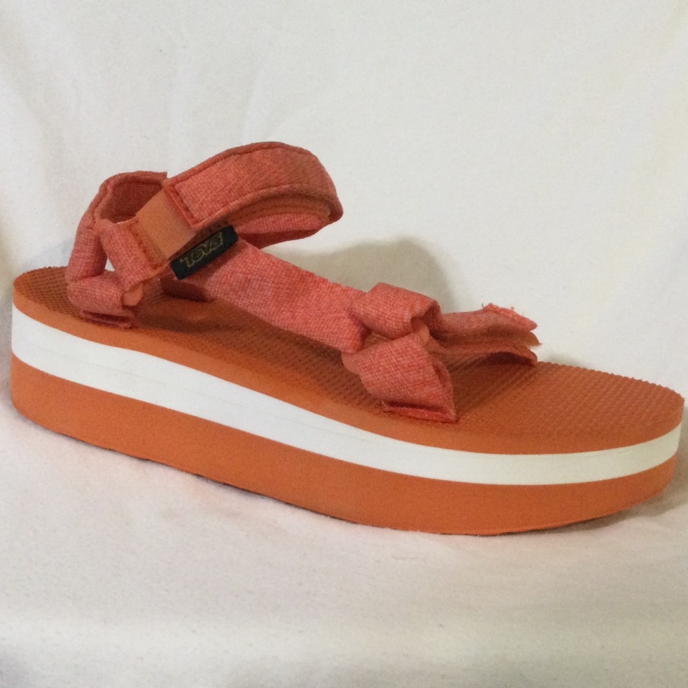 Teva Women's Orange Platform Sandals